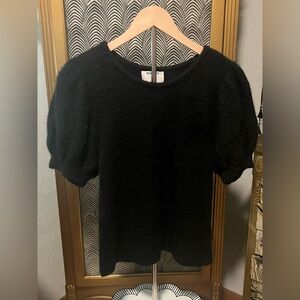 Old Navy Black Puff Sleeve sweater